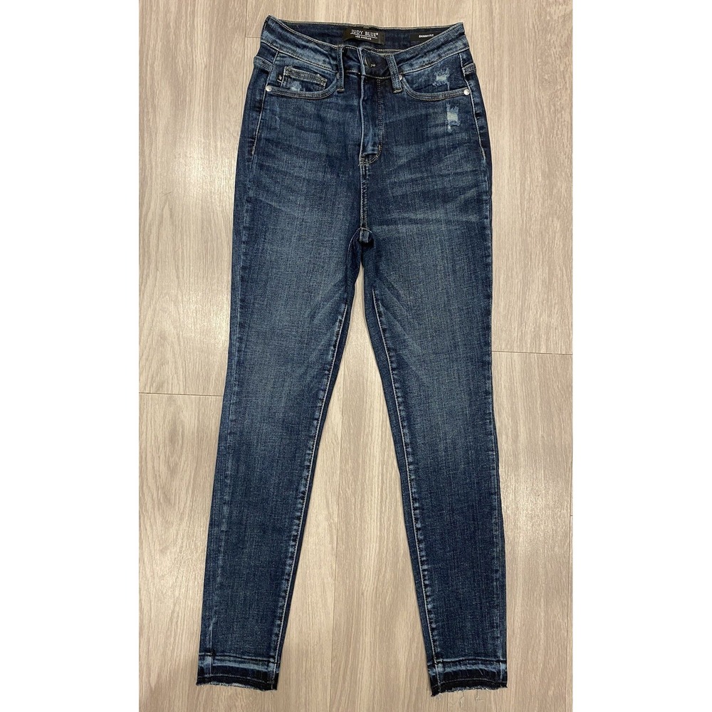 Judy Blue Skinny Jeans Women's Sz 3/26 High‎ Rise Denim Blue Stretch